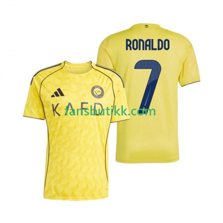 Fotballdrakt Al Nassr Cristiano Ronaldo 7 Hjemmetrøye 2025-2026 Kortermet